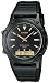 Casio Men's Core AW49HE-1AV Black Resin Quartz Watch with Black Dial