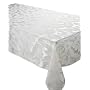 69" Round Damask Tablecloth Cream