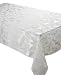 70X90" Damask Tablecloth Cream