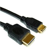 Fisual Install Series GOLD Plated MINI HDMI (type C) to HDMI (type A) Cable 2.5m