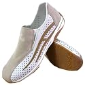 Rieker Antistress GABRIELE Damenslipper Beige kombi Glatt und Wildleder