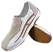 Rieker Antistress GABRIELE Damenslipper Beige kombi Glatt und  Wildleder