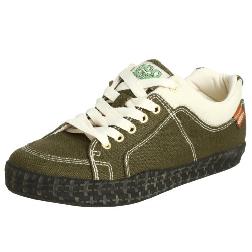 Simple Men's Ecos Sneaker,Olive,12 M US