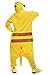 Newcosplay Unisex Pikachu Pyjamas Kigurumi Halloween Onesie Costume (M)