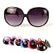 Jackie Oversized Round Fashion Frame Sunglass - 7080