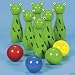 Wooden Frog Bowling Set