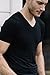 COMFORTABLE CLUB Men's Modal Slimfit T-Shirt/Undershirt V-Neck (Medium, Monaco Blue)