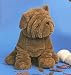Plush Golden Brown Sharpei Dog 11