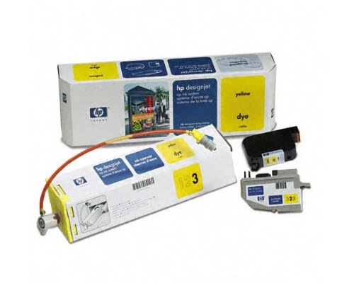 HP DesignJet 3500cp Wide Format InkJet Printer Yellow Ink Cartridge - 400 Pages