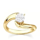 0.25 Carat VS2 - GIA Certified Diamond Solitaire Engagement Ring on 14k White Gold