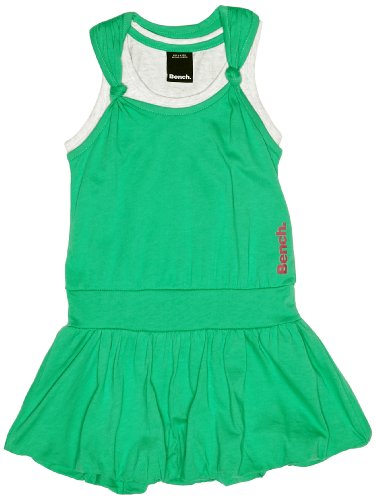 Bench M&auml;dchen Kleid PARTYTIME, gumdrop  green,128 (7-8), BGSK0166_GR205