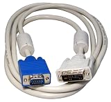 Max Value DVI-A, HD15 Male to DVI-I Male, 2 Mtrs, Beige