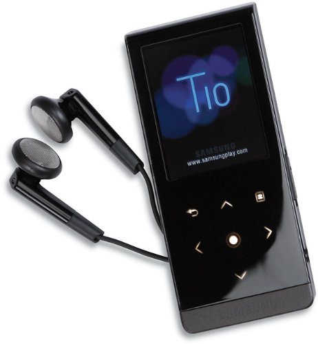Samsung T10 4 GB Slim Portable Media Player with Bluetooth (Black)