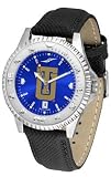Tulsa Golden Hurricanes Competitor Leather Anochrome Mens Watch