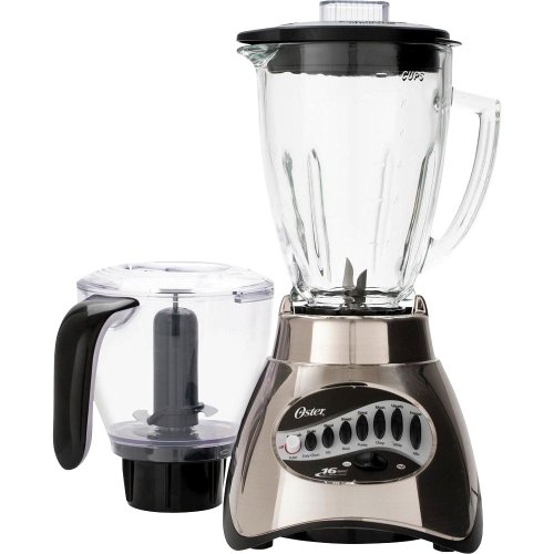 Oster 6878-042 Core 16-Speed Blender with Glass Jar, Black