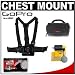 GoPro Chest Mount Harness with Case + Accessory Kit for HD Helemt, HD Motosports, HD Surf & HD Naked Hero Digital Video Cameras