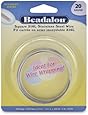 Beadalon Square Wire 316L Stainless Steel 20 Gauge, 3-Meter