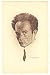 Scarce Arthur Paunzen Heliograph Postcard Self Portrait 1918