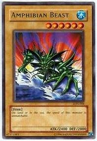Yu-Gi-Oh! - Amphibian Beast (LON-008) - Labyrinth of Nightmare - Unlimited Edition - Rare
