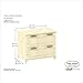 Volcano Dusk 2 Drawer Lateral File Cabinet (Driftwood Dream White)