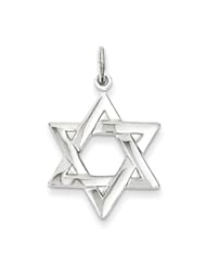 Sterling Silver Star of David Charm
