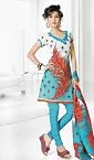 Dress materials - Dress material cotton designer prints unstitched salwar kameez suit d.no B10017