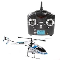 4CH 2.4GHz Mini Radio Single Propeller RC Helicopter Gyro V911 RTF White&Blue by V911