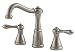 Tools & Hardware : Price Pfister 049-M0BE Marielle Two-Handle Widespread Lavatory Faucet with Pop-Up, Rustic Pewter