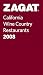 Book Zagat 2008 California Wine Country Restaurants (Pocket Guide) (Zagatsurvey: California Wine Country Restaurants)