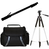 57 Inch Aluminum Tripod + 67 Inch Monopod + Protective Case - Accessory For ....
