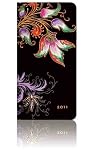Paperblanks Kalender 2011 - Lilien auf Ebenholz - Schlank - Horizontal