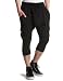 (ウィゴー)WEGO 裏毛サルエルカーゴパンツ A12SS-1666-003 111 ブラック M