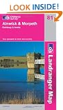 Alnwick and Morpeth, Rothbury and Amble (Landranger Maps) (OS Landranger Map)