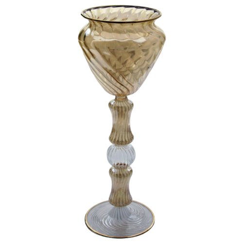 Hand-Engraved Wine Glass Candle - G266