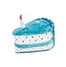 ZippyPaws ZP861 Birthday Cake Blue Squeak Toy