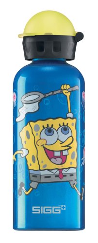 Childrens Toyshop  Spielwaren : Sigg Trinkflasche SpongeBob, blue transparent, 0.4 l