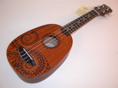 Luna Tattoo Pineapple 21 Inch Soprano Ukulele Luna Tattoo Pineapple 21 Inch Soprano Ukulele