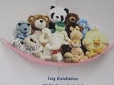 Plush Animal and Doll Hammock Pet Net - Pink Net and Trim