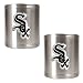 Chicago White Sox MLB 2pc Stainless Steel Can Holder Set- Primary Logo by Great American Products