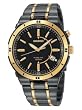 Seiko Men's SKA366 Kinetic Black Ion Watch
