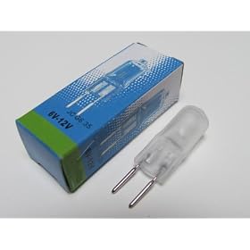 6 pcs NEW Halogen JC 12V 35W Bulbs - G6.35 Base + Frosted