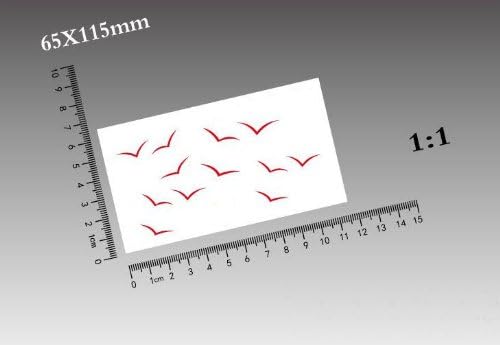 Seagull Bird Style Simple Tattoo Temporary Stickers SZ-18