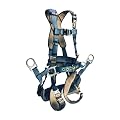DBI/Sala 1110300 ExoFit XP Tower Climbing Vest-Style Full Body Harness, Small, Black