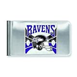 NFL Baltimore Ravens Stainless Steel Money Clip