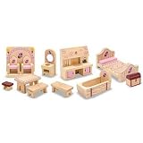 Enlarge toy image: Melissa & Doug Princess Castle Furniture -  preschool activity for young kids