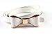 CA Fashion Women's Candy color PU leather Thin Belt Thin Skinny Waistband