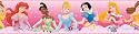 RoomMates RMK1526BCS Disney Princess Dream From the Heart Pink Peel & Stick Border