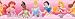 RoomMates RMK1526BCS Disney Princess Dream From the Heart Pink Peel & Stick Border