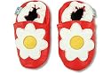 Large Daisy Shoe - Soft Leather Baby Shoes (Size 18 - 24 months)