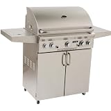 American Outdoor Grill 30 Inch Propane Gas Grill On Cart W Rotisserie & Side Burner